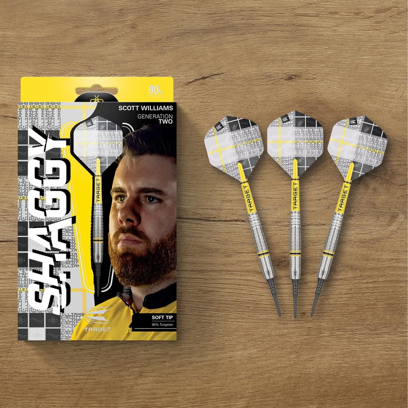 Target Darts Scott Williams Generation 2 Soft Tip Darts Set,