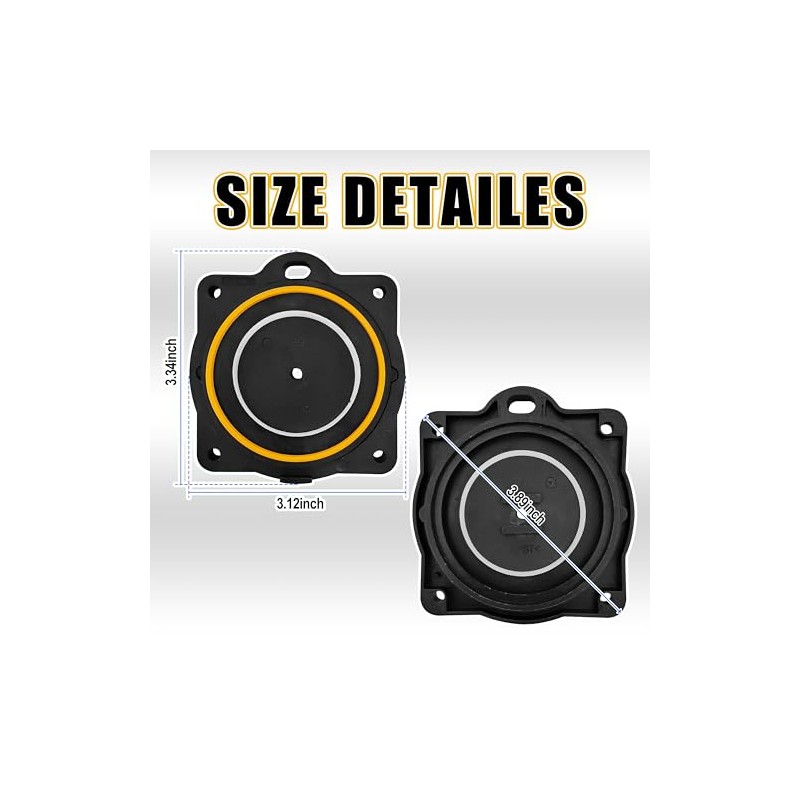Air Pump Diaphragm Rebuild Kit Replacement for Hiblow Hp-60/Hp-80