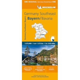 Germany Southeast Map 546 Bayern