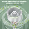 FASDUNT 120 CFM Bathroom Exhaust Fan with Light, Ceiling Ventilation