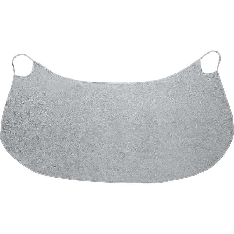 Erwin Müller Beach Towel 2-in-1 Walk-Terry Light Grey Size 80