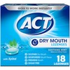 ACT Dry Mouth Soothing Mint Lozenges 18 ea (Pack of