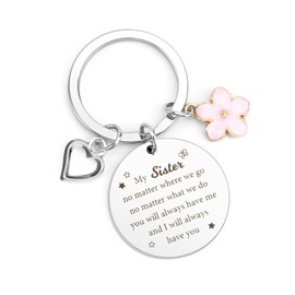 QONCV Sister Gifts, Best Special Big Little Sister Thank You Appreciation Birthday Christmas Valentine Galentine Gifts Presents from Brother Ideas