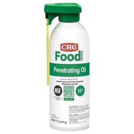 CRC Food Grade Penetrating Oil 03086 – 11 Wt. Oz., General Purpose Lubricant for Food Processing Equipment