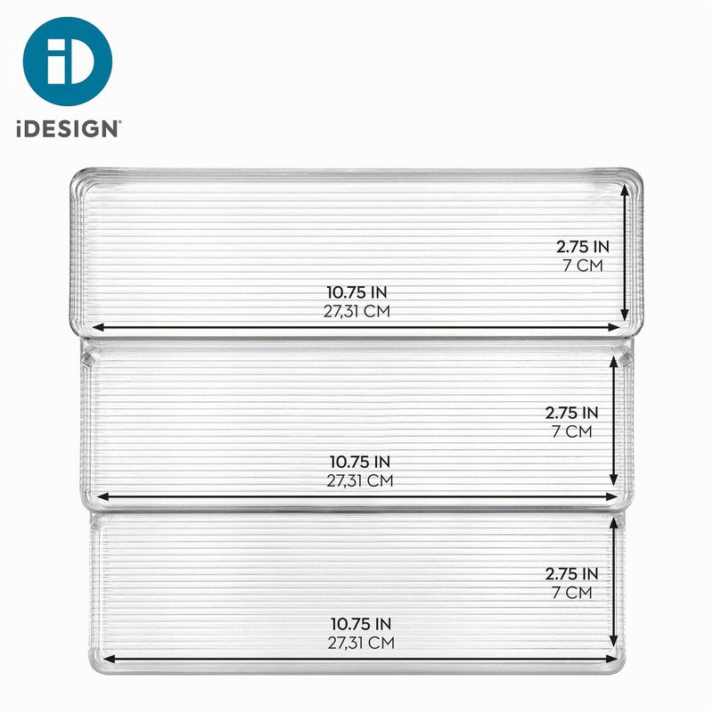 InterDesign 2 Spice Rack Linus Stadium, Clear