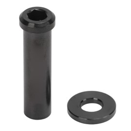 Road Bike C Clamp Fixed Nuts 30mm Titanium Alloy Antirust Anti Oxidation Fine Polishing Bike Brake Calipers Nuts for Bike Black