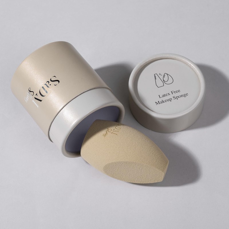 Champagne Gold Angled Corner Makeup Sponge | Precision Blender