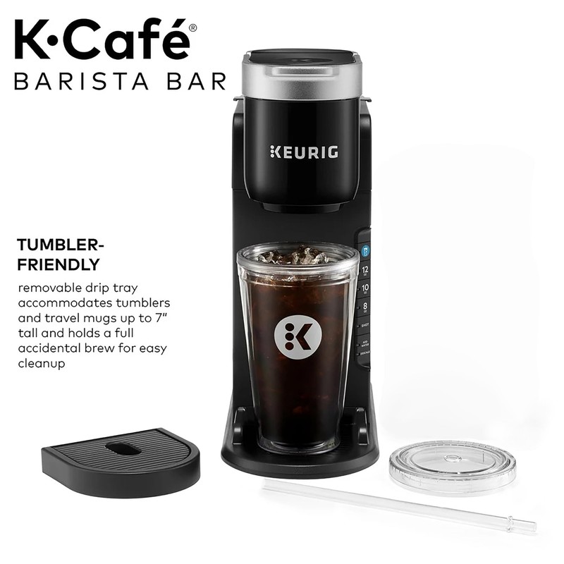 Keurig K-Café Barista Bar Single Serve Coffee Maker, with 3