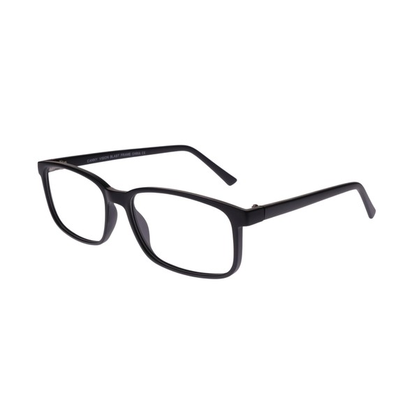 XPL Canny Vision Matte Black BLAST Eyeglass Frame 60/17/150