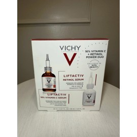 Vichy Laboratoires Liftactiv Vitamin C 0.67oz + Retinol 1.01oz Duo