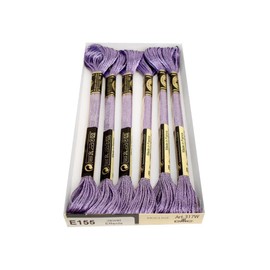 Bulk Buy DMC Light Effects Embroidery Thread 8.7 Yards Amethyst 317W-e155 (Pack of 6)