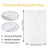 Sublimation Blank Garden Flag DIY Lawn Garden Flags Polyester Banners