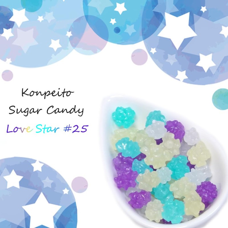 HOSHINOUTAGE Konpeito Japanese Star Sugar Candy Love-Star series 7oz [198g]