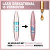 Maybelline Lash Sensational Lash Multiplying Waterproof Mascara, No. Black, 0.31