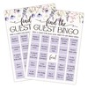 Bridal Shower Games for 25 Guests, Find The Guest Bingo