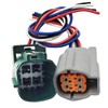 1pcs Female and 1pcs Male Connector 4 pin 4-Way Plug