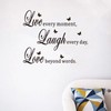 Inspirational Family Wall Stickers for Bedroom: Home Quotes Motivational Vinyl