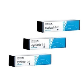 3 x Strictly Professional Eyelash & Eyebrow Tint - 15ml (Blue / Black)