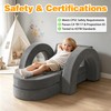 PY HOME & SPORTS Kids Modular Sofa Play Set, 7-Piece