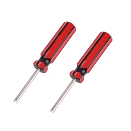 ACROPIX Motorcycle Truck Bike Screwdriver Valve Stem Core Remover Tire Universal Red - Pack of 2