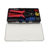 1201Pcs Electrical Wire Terminal Set Cold Pressed with Red Plier