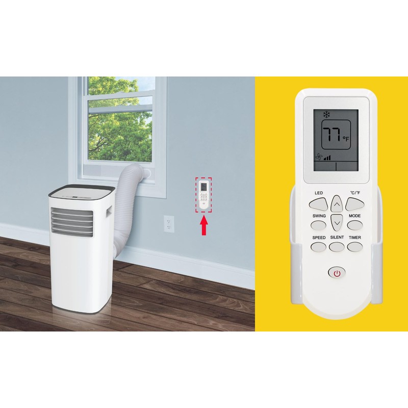Replacement Remote Control for Black+Decker Portable Air Conditioner BPT05WTBA,BPT06WTB,BPT07WTB,with Wall