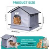 Tailtastic Weatherproof & Insulated Outdoor Cat House -Easy Assembly, Raised