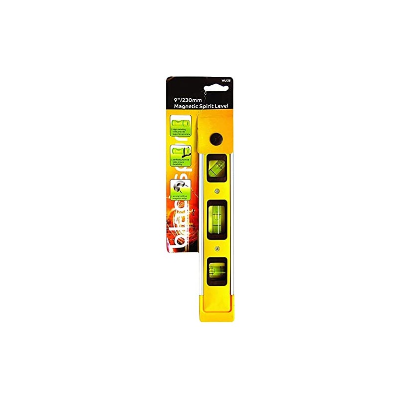 "9" Magnetic Spirit Level Packaging May Vary
