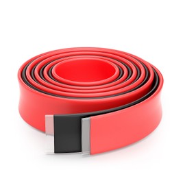 ELECFUN 1-1/2 Inch 8 Ft Heat Shrink Tubing Roll, 3:1 Large Marine Grade Adhesive Lined Heatshrink Tube, Waterproof Dual Wall Wiring Wrap Seal Against Moisture Corrosion Air Leakage,4ft Black & 4ft Red