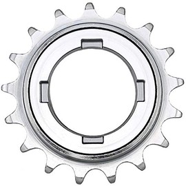 CyclingDeal Single Speed Bike Bicycle Freewheel - Compatible with Shimano Type Freewheel Cassette - 17 Teeth for 1/2" x1/8" Chain