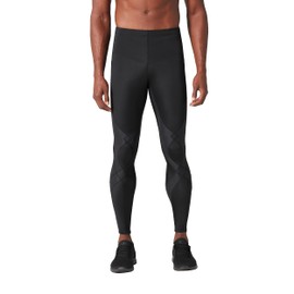 CW-X Men's Stabilyx High Performance Compression Sports Tights, Black, Large
