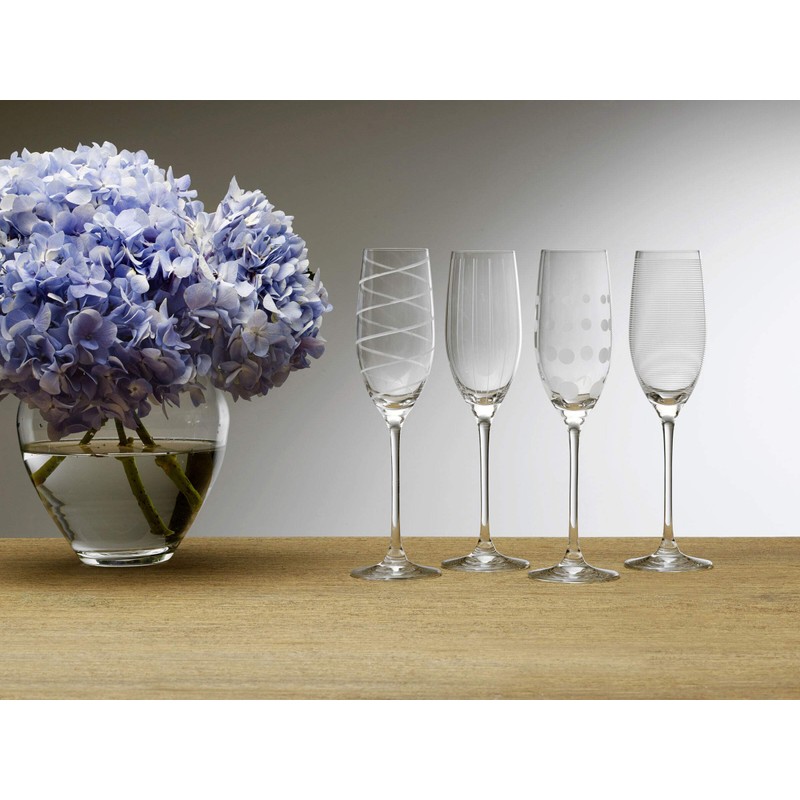 Mikasa Cheers Champagne Flutes, Set of 4