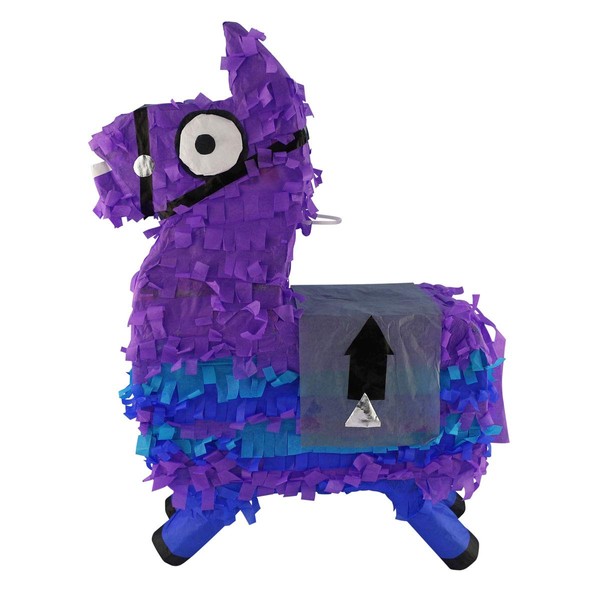LYTIO Loot Llama Purple Pinata Perfect for Decorations Gaming Themed Parties Kids Birthdays Photo Prop Mexican Piñata Game