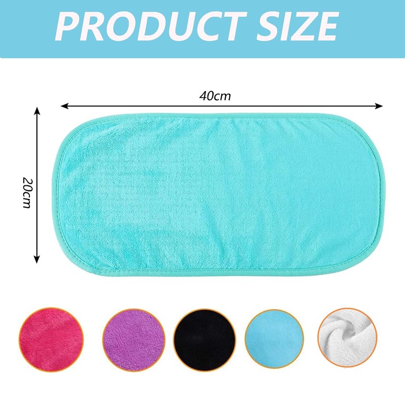5Pack Reusable Make Up Remover Cloth Flannel Face Cloths Face