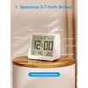 Meross WiFi Hygrometer Indoor Thermometer, Smart LCD Digital Temperature Humidity