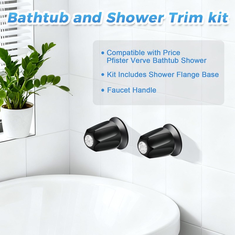 Vayolli 2 Piece Bathtub Shower Knob Replacement Kit for Price