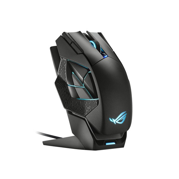 ASUS ROG Spatha X Wireless Gaming Mouse (Magnetic Charging Stand,