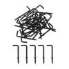 QUARKZMAN Angle Hooks, 50 Pieces 1-1/4" L-Shaped Screw Hooks, Screw