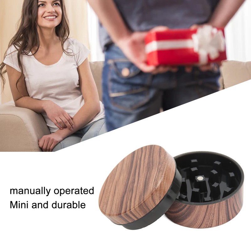 Manual Spice Grinder Mini Design Durable Metal ABS Portable Easy