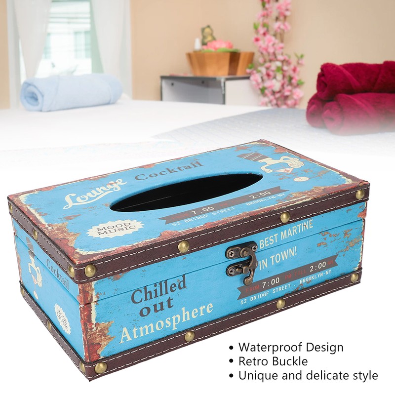 Tissue Box Waterproof Exquisite Elegant Napkin Holder Box Photography Props