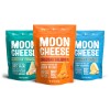 Moon Cheese Variety Pack 3 Flavors Cheddar Gouda Garlic Parmesan
