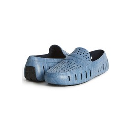 Floafers, Male, Country Club Driver Print, Blue Denim, 10, Medium