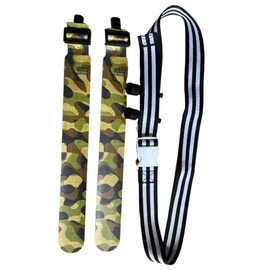 Flag Football Belt Accesories (Camouflage Design Complete Set (Belt, 2 sockets and 2 flags))
