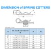 3.2 mm Spring Plug R-Clips (Pack of 25) Small Double