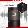 Venom USB Cardioid Pattern Streaming Microphone with LED Light Mesh
