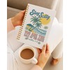 FISWAFY Summer Tropical Beach Christian Spiral Notebook 5.5x8.3in, Stay Salty