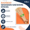 100pcs 18" long Bamboo Skewers Sticks for Grilling BBQ Kabob