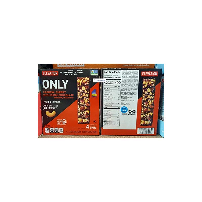 Elevation ONLY Cashew, Cherry with Dark Chocolate Fruit & Nut