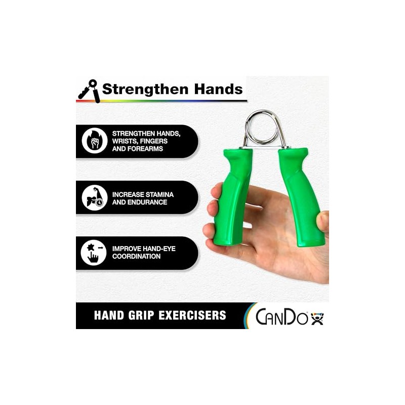 Ergogrip Exerciser Cando 10-1805 – Par de Fortalecimiento de Mano