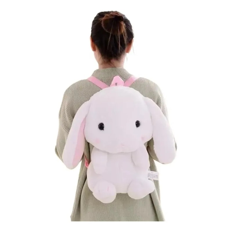 Mochila Conejo Lop Superlindo Juguete Peluche